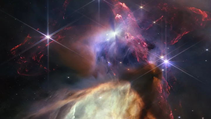 Stunning Webb telescope image captures the birth of stars