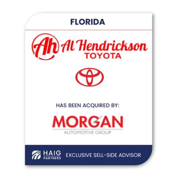 Haig Partners Served as the Exclusive Sell-side Advisor on the Sale of Al Hendrickson Toyota to Morgan Automotive Group – Setting a Record for the Highest Transaction Price for a Single Dealership