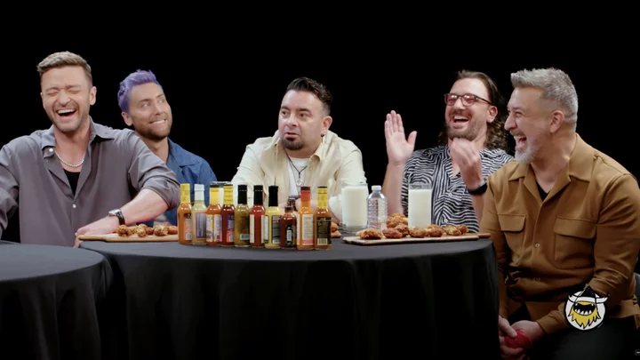 *NSYNC confirm they were cast as Jedi in 'Star Wars' while surviving 'Hot Ones'