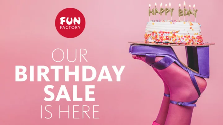 Celebrate Fun Factory's birthday with 40% off vibrators, dildos, and more