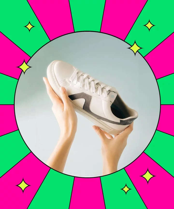We Can’t Stop Wearing These Vegan Leather Sneakers — & Now You Get A Discount