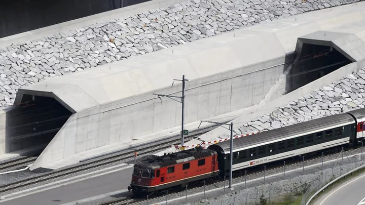 Gotthard: World's longest rail tunnel shut for months after freight crash