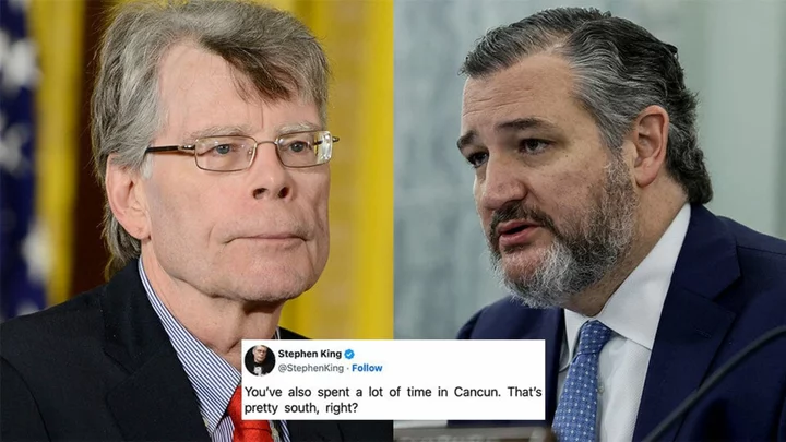 Stephen King has reignited his Twitter beef with Ted Cruz