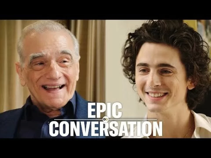 Trust us: Watch Timothée Chalamet interview Martin Scorsese