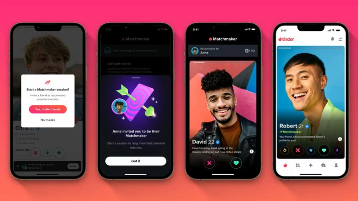 Tinder's new Matchmaker feature lets friends and family recommend matches
