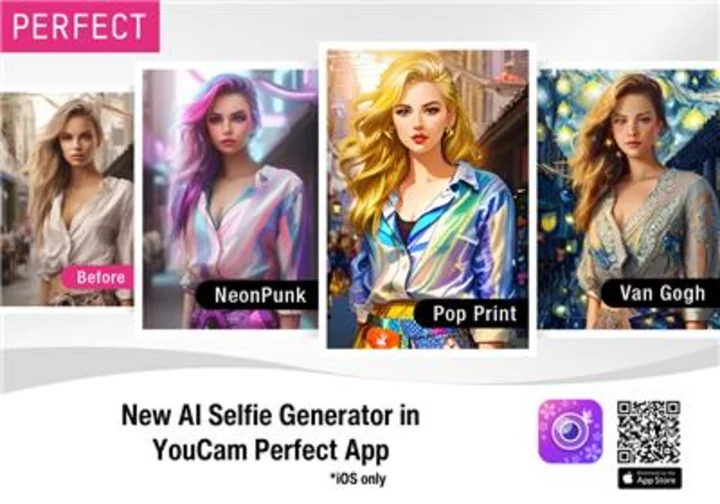 Perfect Corp. Introduces New Feature in YouCam Perfect App, Allowing Users to Unlock Their Inner Artist with AI Selfie Gen AI Tool