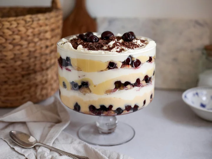 A coronation sherry cherry trifle recipe fit for a king