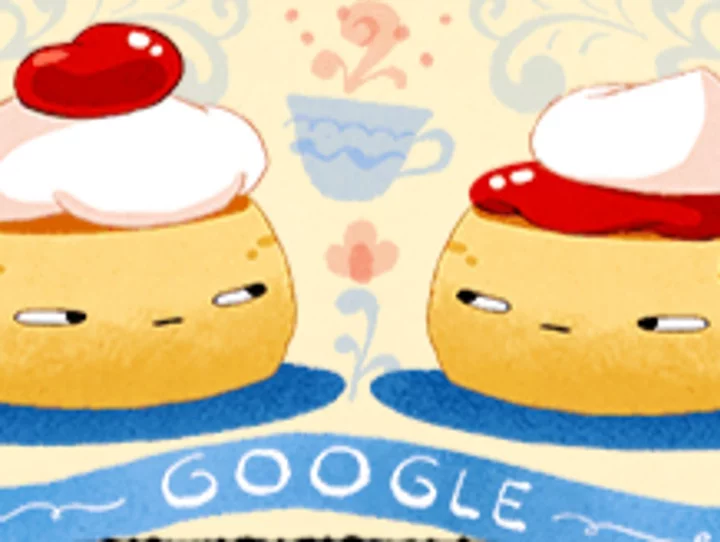 Today’s Google Doodle reignites age-old British debate about scones