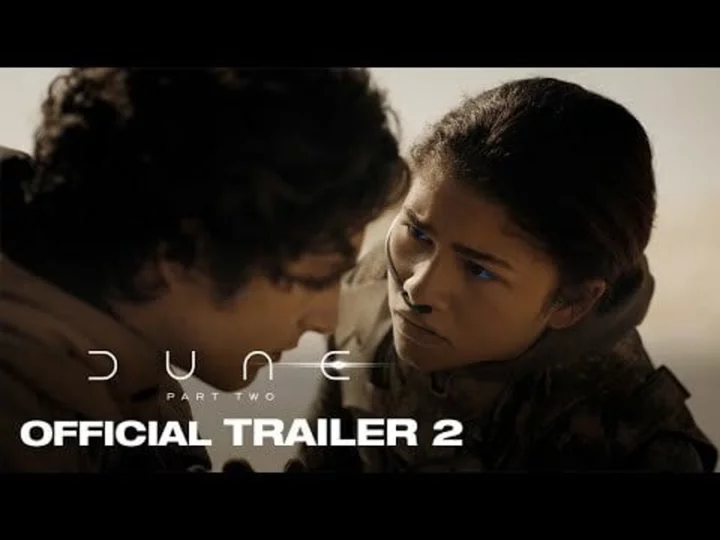 'Dune: Part Two' trailer: Timothée Chalamet and Zendaya battle for Arrakis