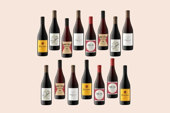 Get 15 bottles of wine for $60 + shipping