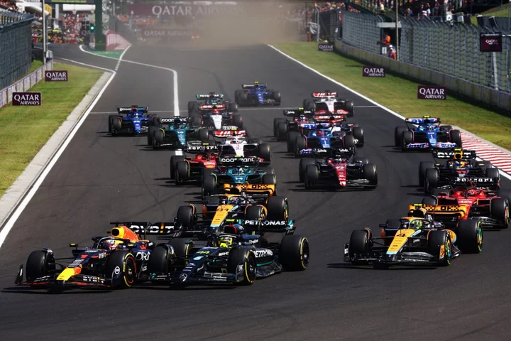 F1 Hungarian Grand Prix LIVE: Race updates as Lewis Hamilton loses lead to Max Verstappen