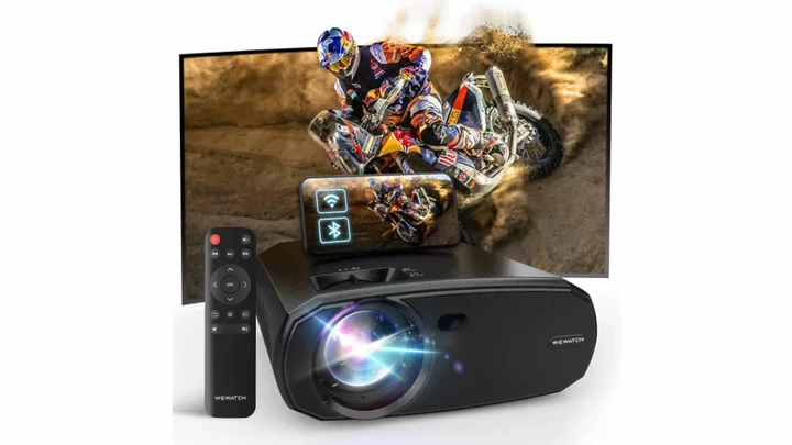 Take the Big Screen Anywhere With a 1080p Portable Projector for $130