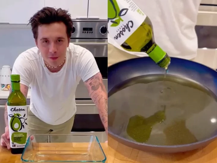 Brooklyn Beckham divides viewers with fried chicken recipe that uses large quantity of ‘expensive’ oil