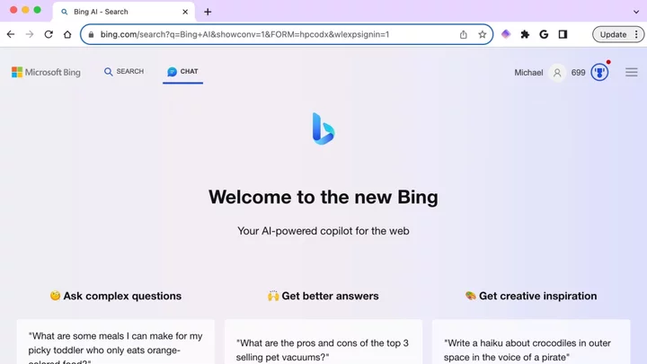 Microsoft Officially Brings Bing Chat to Google Chrome on Desktop