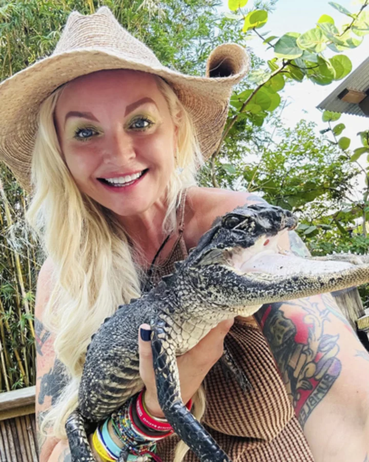 Gator with missing nose and upper jaw finds new home in Florida reptile park