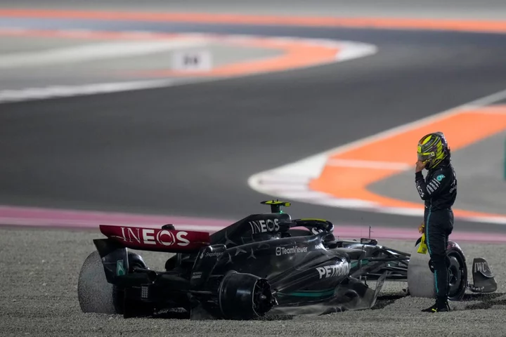 Lewis Hamilton faces second FIA investigation for walking across track in Qatar