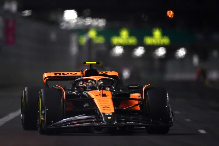 Lando Norris explained issues with Las Vegas circuit before crashing out of Grand Prix