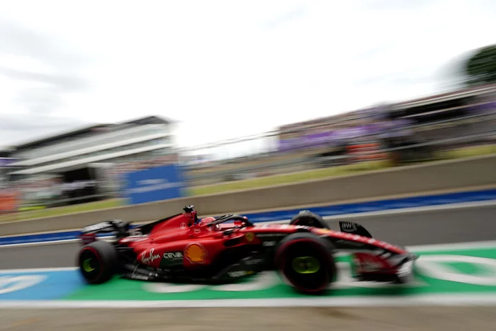 Charles Leclerc sets pace in final practice before rain arrives at Silverstone
