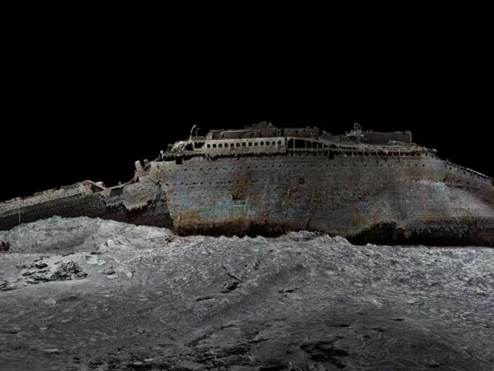 'Largest underwater scanning project in history' gives never-before-seen view of Titanic
