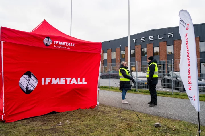 Tesla Business Grinds to a Halt Where Unions Still Hold Sway
