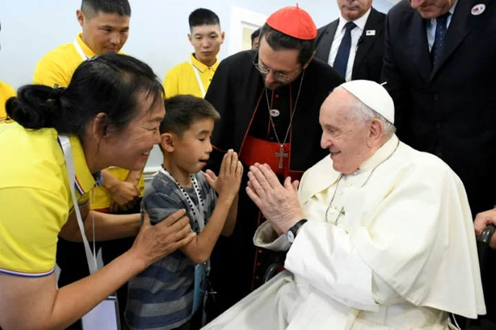 Pope returns from Mongolia trip dominated by China