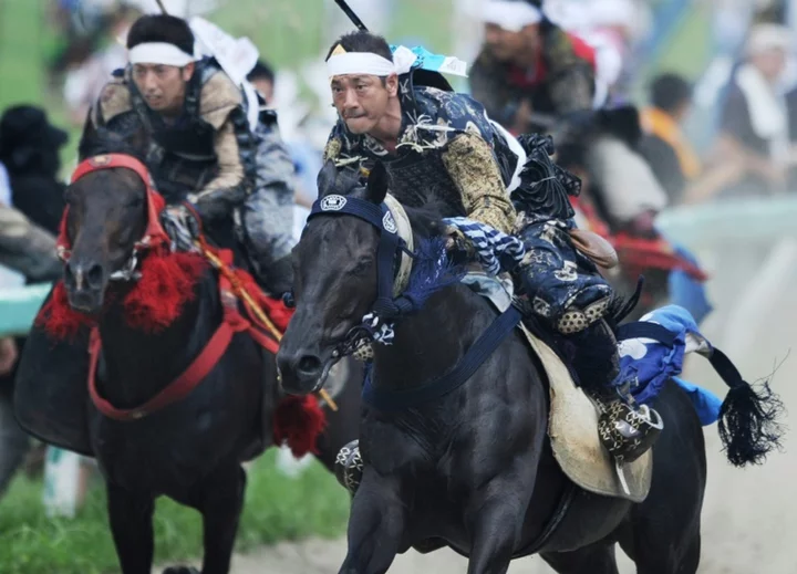 Scores of horses suffer sunstroke at Japan samurai event