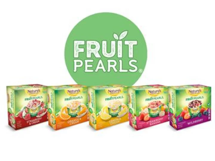 Fruit Pearls® a New Healthy Snack Innovation to Disrupt the Frozen Fruit Section
