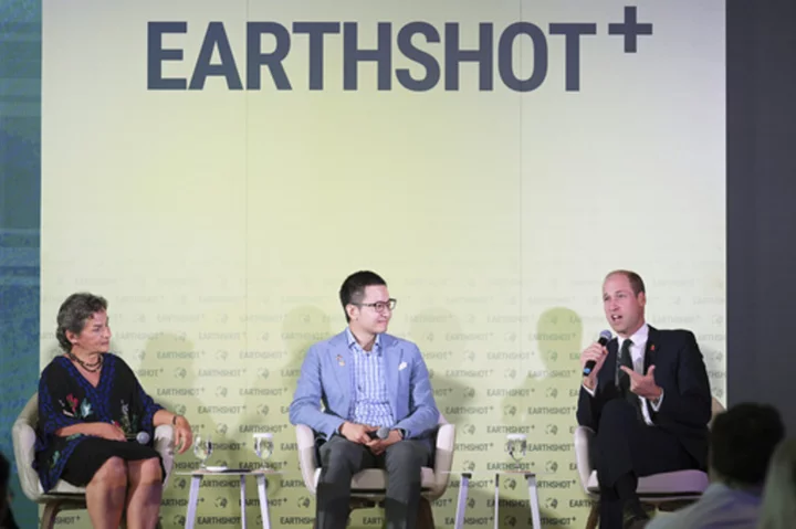 Prince William hopes to expand his Earthshot Prize into a global environment movement by 2030