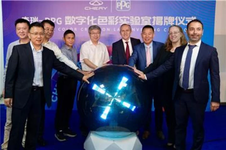 PPG opens Color Creation Lab with Chery Automobile in China