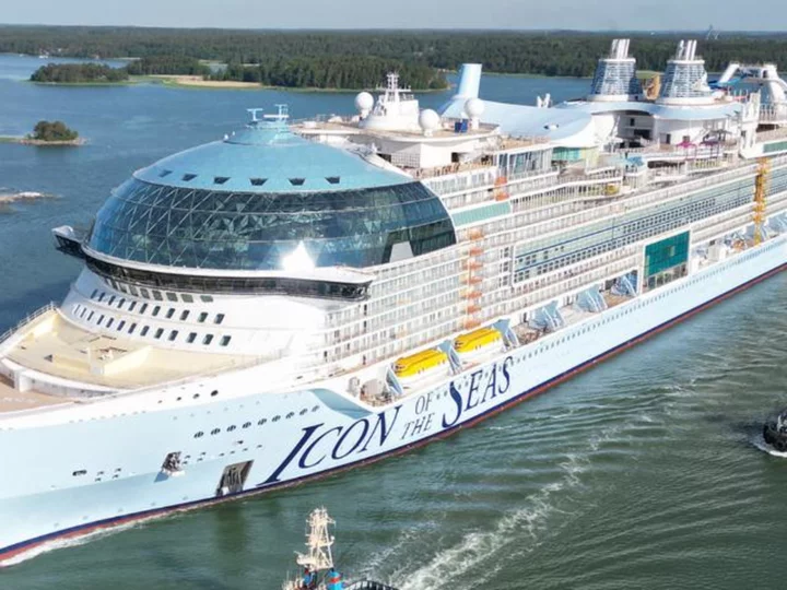 The world's biggest cruise ship is almost ready