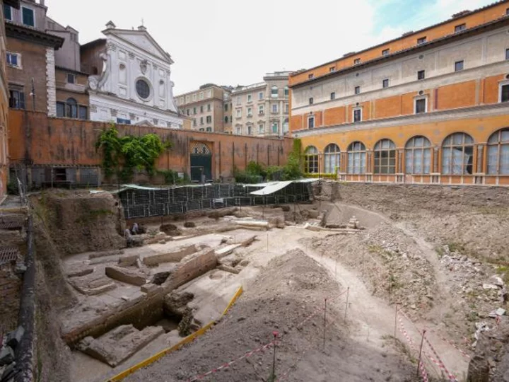 Lost for centuries, Emperor Nero's theater is unearthed in Rome