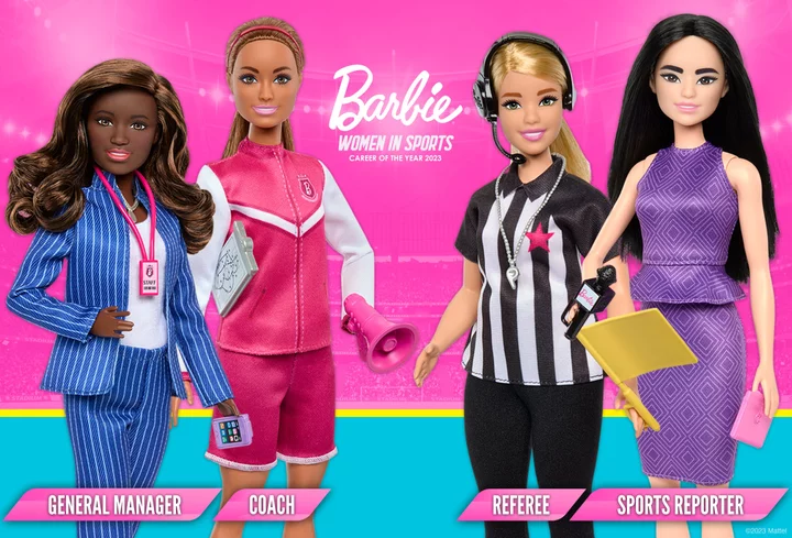 Barbie launches its 2023 career collection, dedicated to women in sports