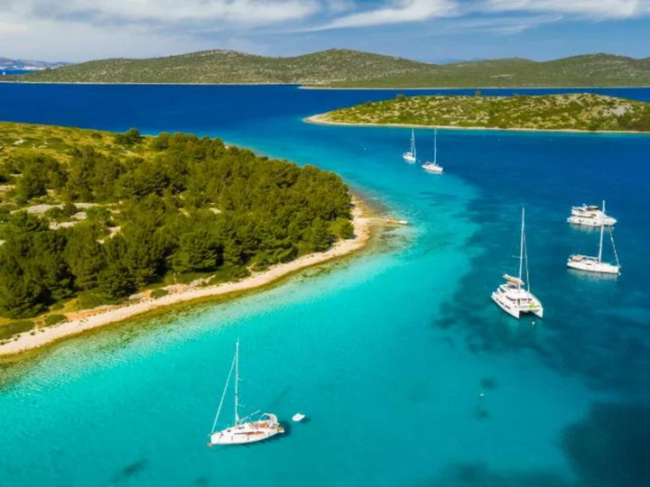 The beautiful Croatia coastline with fewer tourists