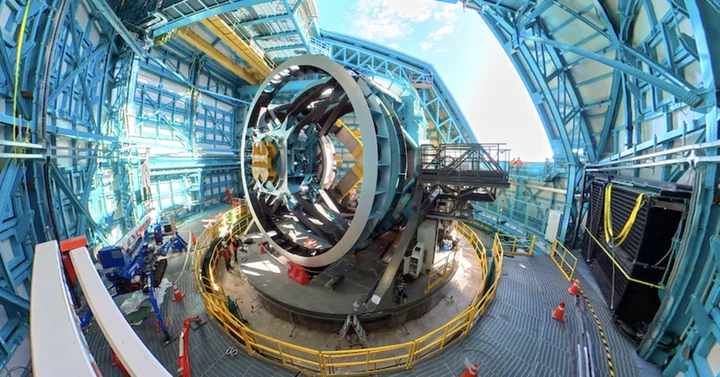 Huge and revolutionary new telescope is in action, footage shows