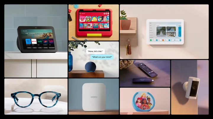 All the new devices Amazon unveiled at its fall hardware event, from a new Echo Show 8 to a Fire TV soundbar