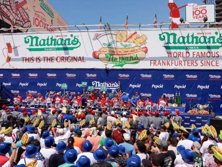Nathan's hot dog eating contest crowns Miki Sudo women's chompion, with Joey Chestnut soon to compete