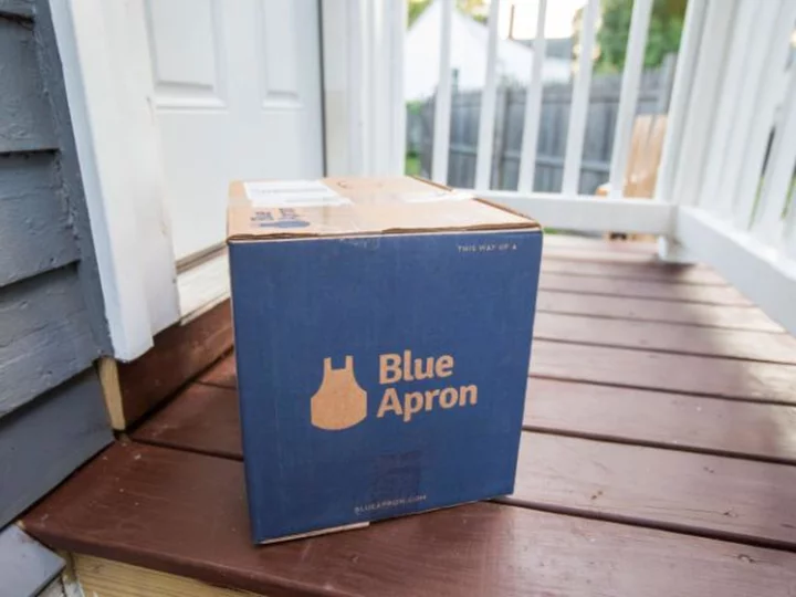 Blue Apron stock surges 130% on news it is being sold