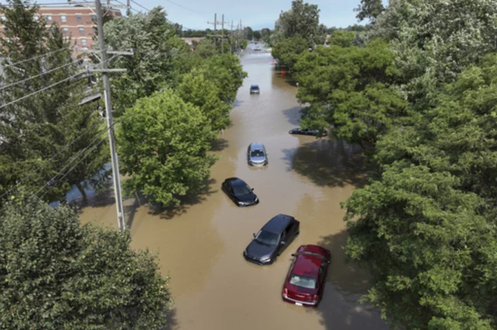 Flooding fills tunnels leading to Detroit airport, forces water rescues in Ohio and Las Vegas