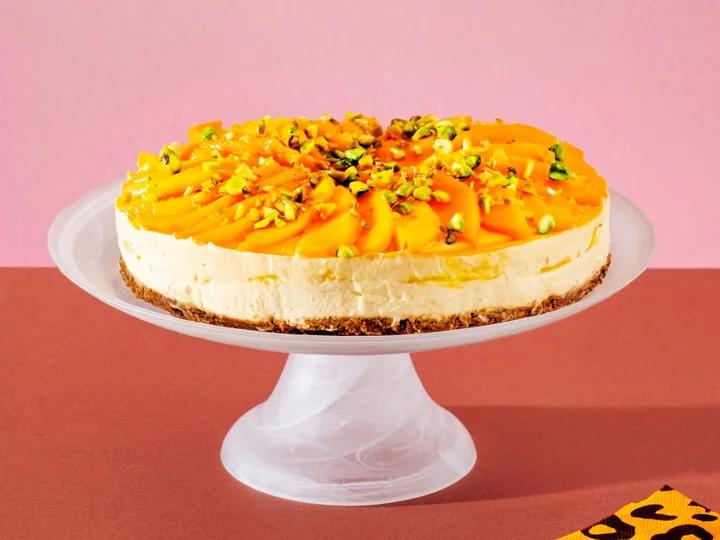 If you like kulfi, you’ll love this mango and cardamom cheesecake