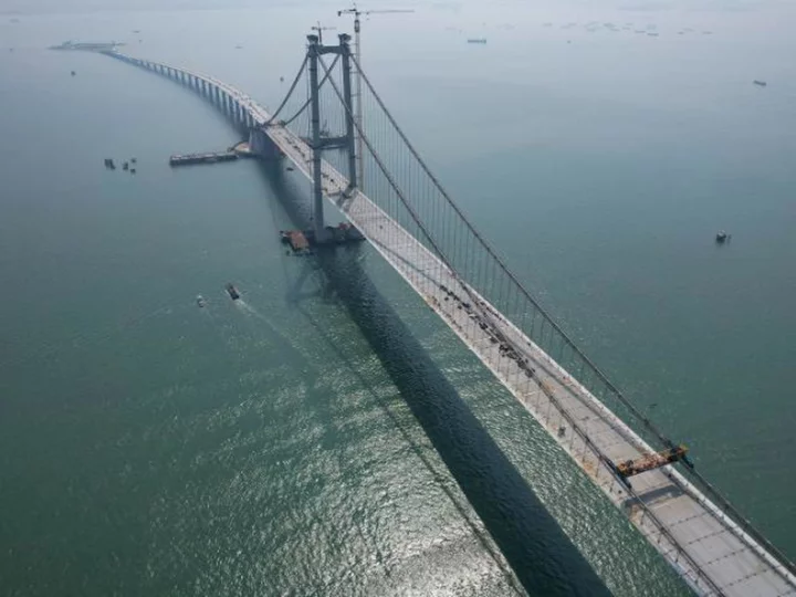 This 15-mile, $6.7B bridge is a symbol of China's ambitions, and its problems