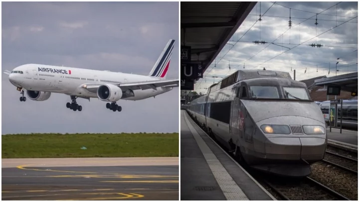 France bans short-haul flights to cut carbon emissions
