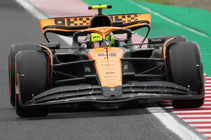 Lando Norris narrows gap on Max Verstappen at final practice in Japan