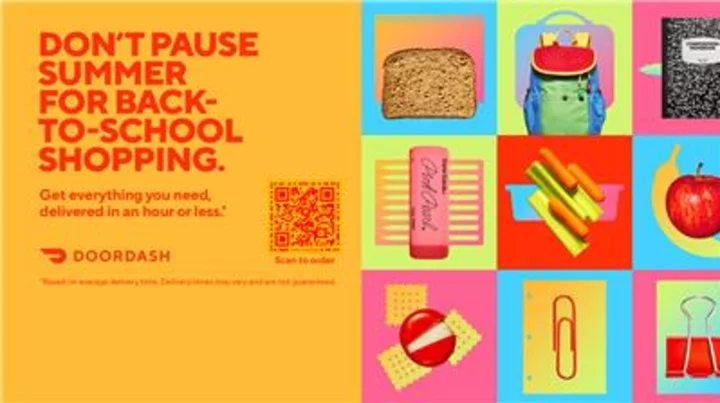 DoorDash Launches Back-to-School Deals Hub, Featuring Up to 30% Off on School Supplies, Lunch Staples and More
