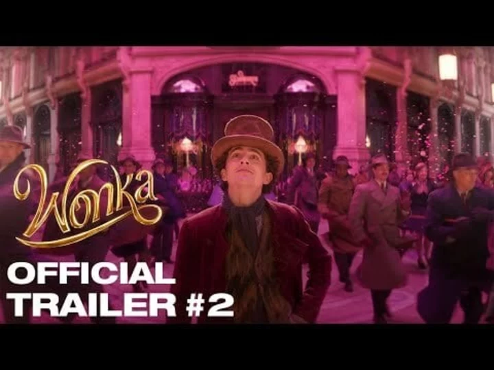 Timothée Chalamet and Hugh Grant team up in sugar-coated 'Wonka' trailer