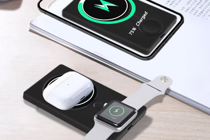 This 3-in-1 wireless charger is on sale for $40