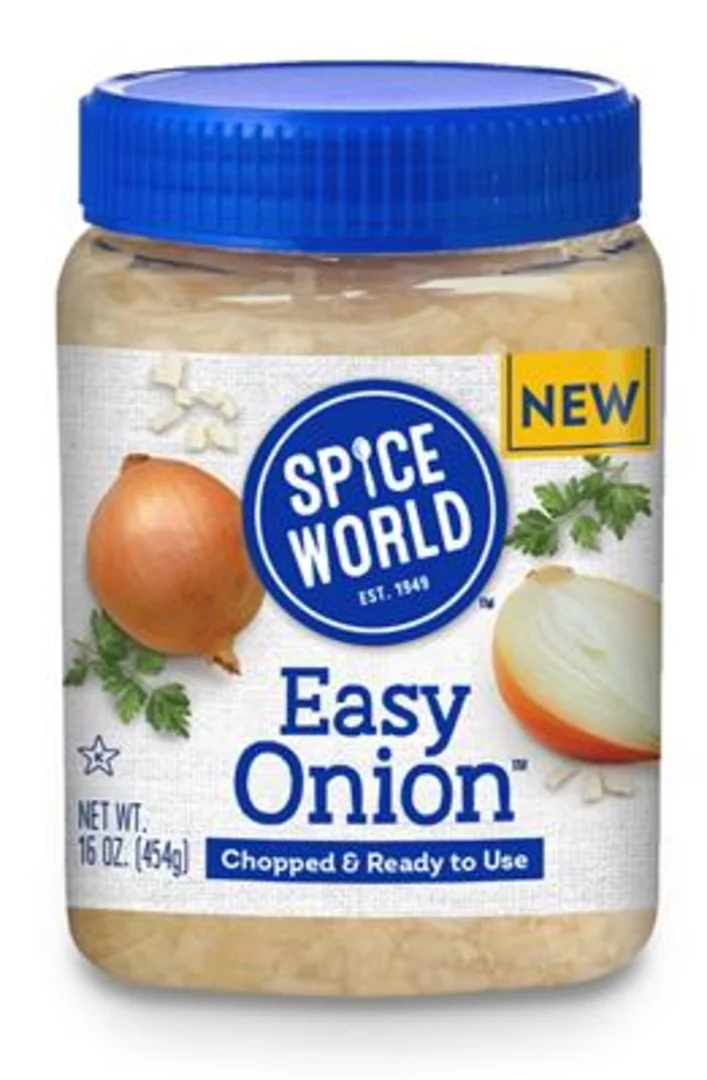 Spice World® Debuts Easy Onion™ in 16-ounce Jar