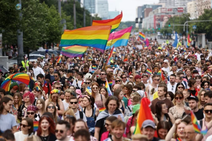 Thousands march in support of Polish LGBTQ community