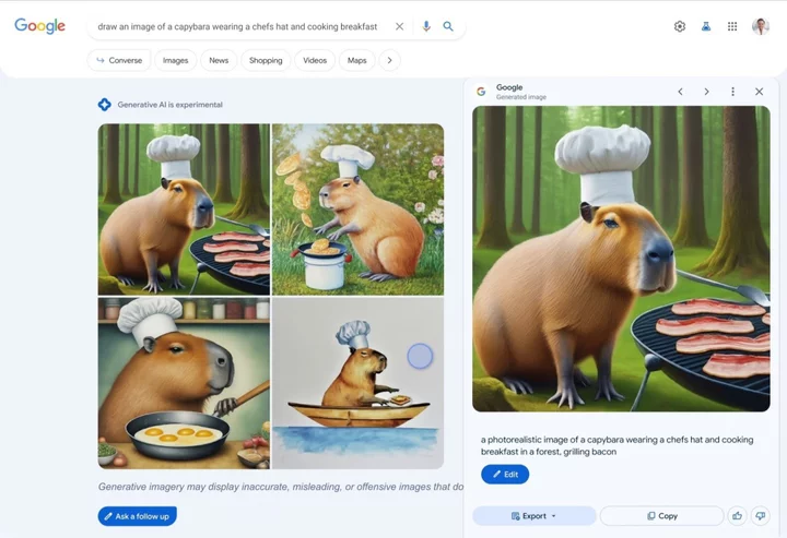 Move over Bing Image Creator! Google announces new AI image generation tool