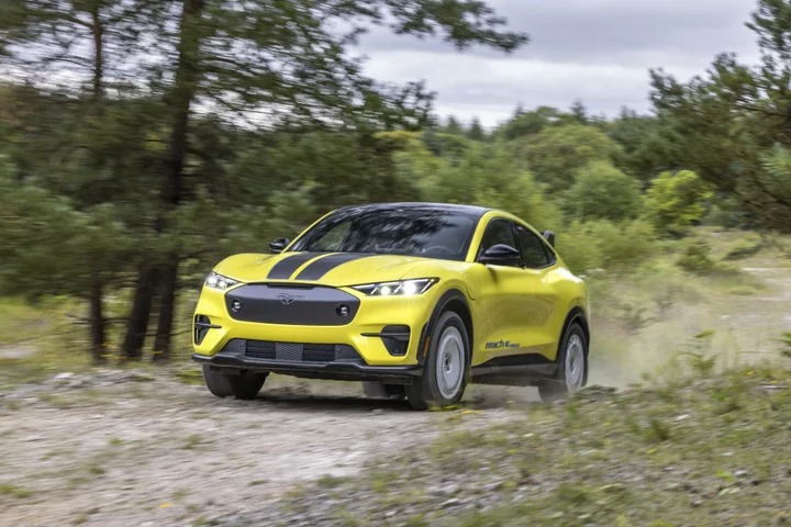 Ford Mustang Mach-E Rally is an EV that doesn't mind dirt